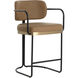 Jalen 36.5 inch Milliken Cognac Counter Stool